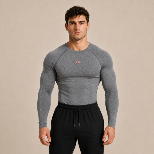 Great Britain Compression Shirt GREY
